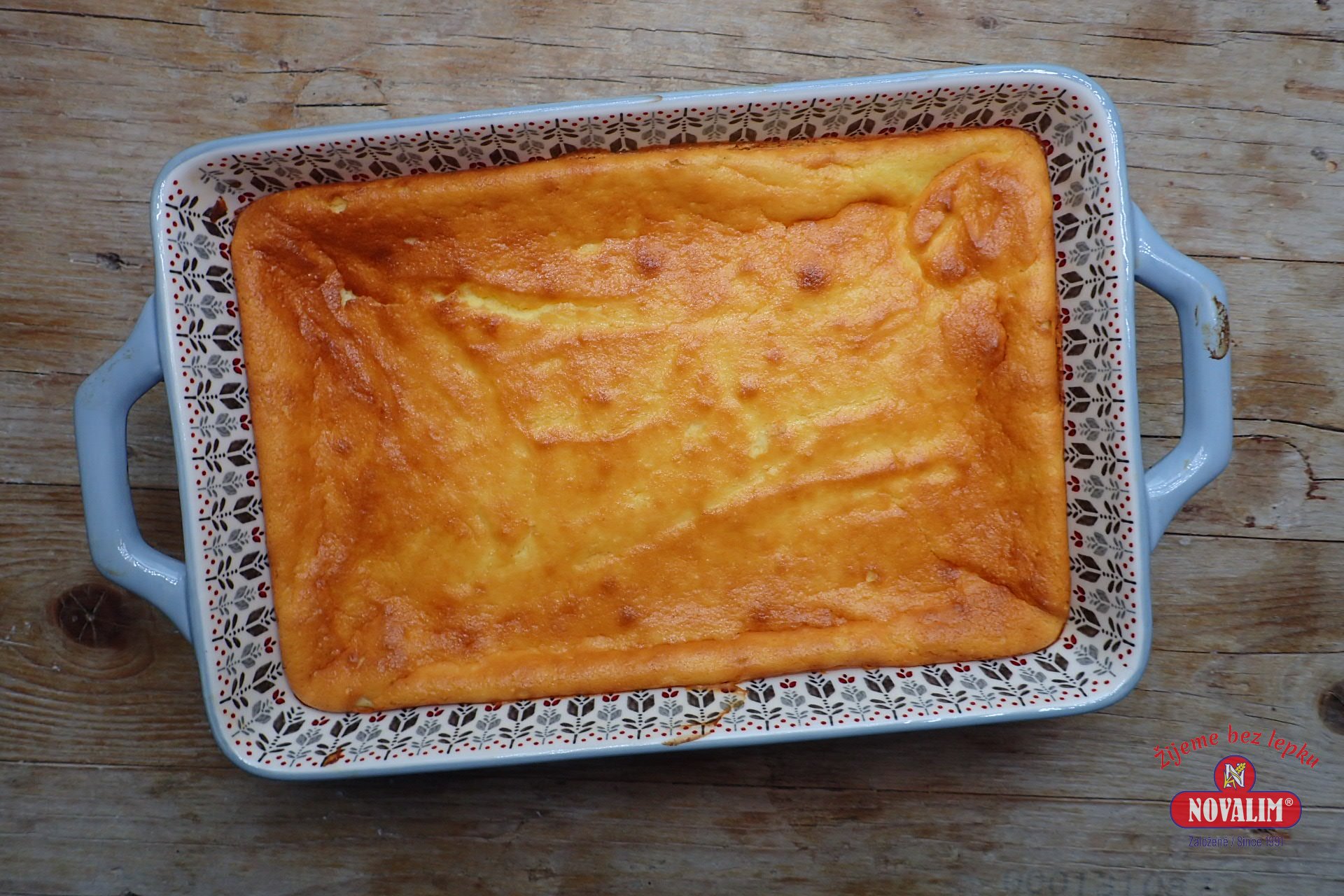 Krupicový bezlepkový nákyp