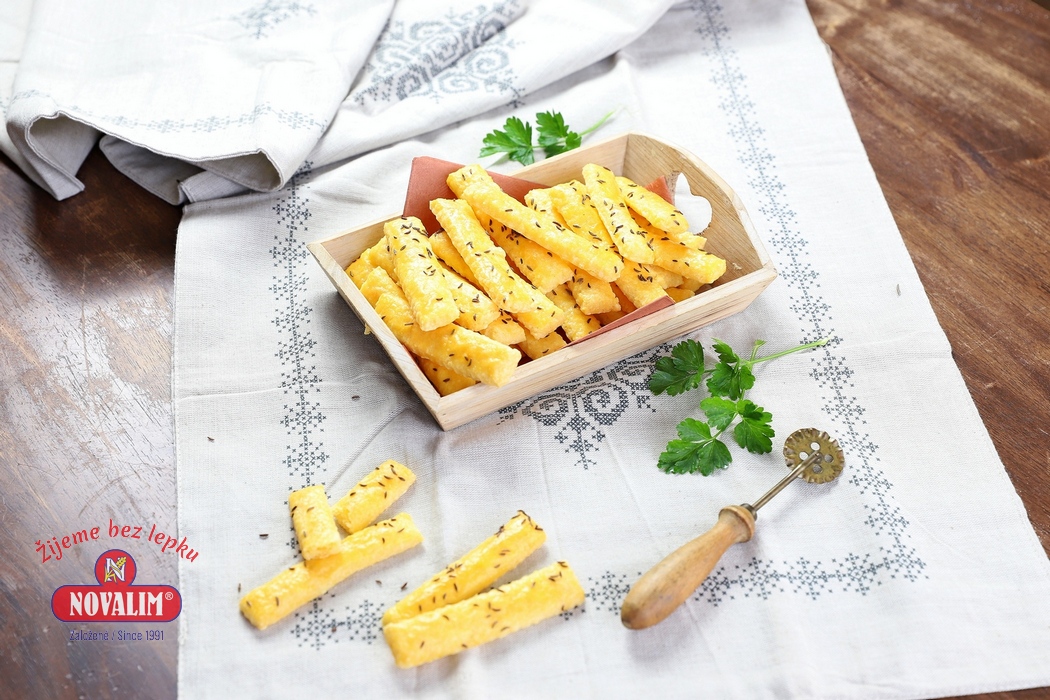 Chrumkavé tyčinky bez lepku