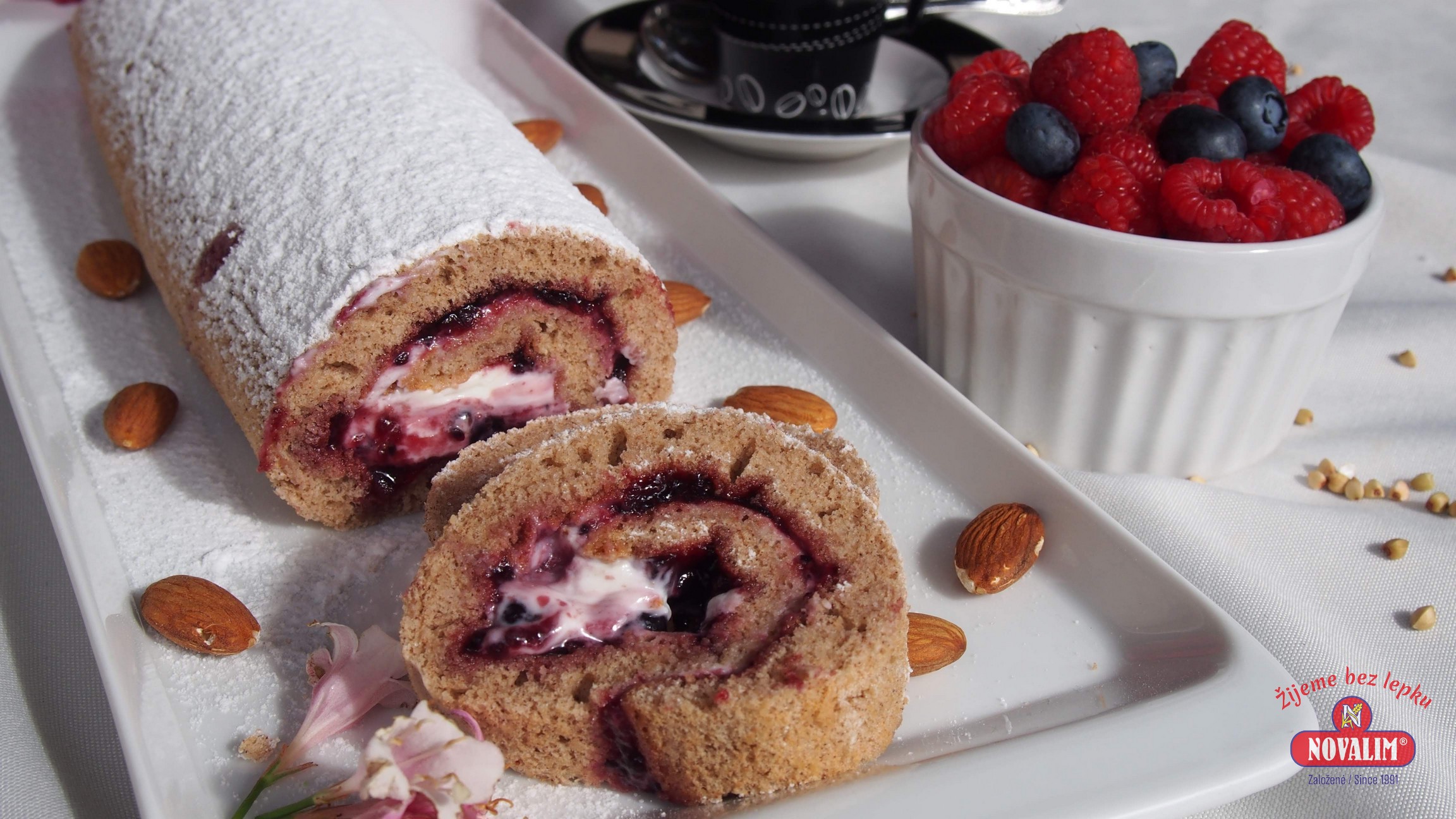 Bezlepková roláda z pohánkovej múky